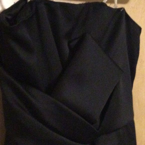 Halston Heritage strapless black dress - Picture 8 of 12